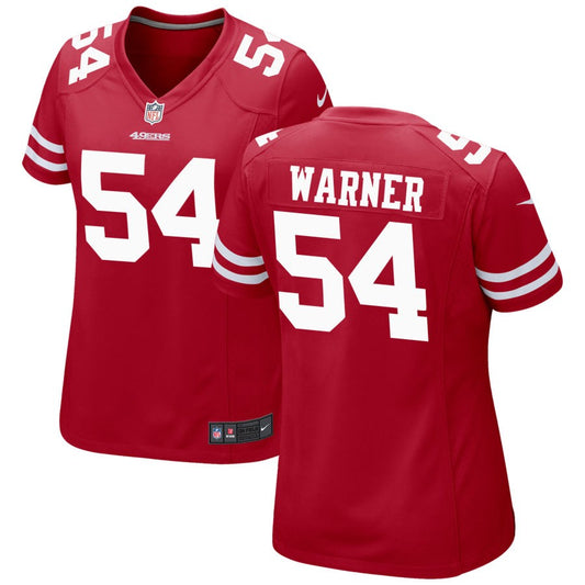 Fred Warner San Francisco 49ers Nike Women's Game Jersey - Scarlet