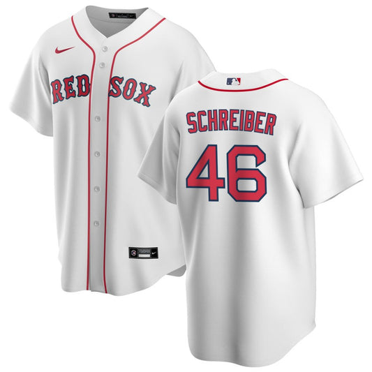 John Schreiber Boston Red Sox Nike Youth Home Replica Jersey - White