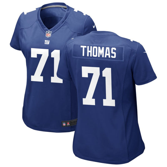Jaylon Thomas New York Giants Nike Women's Jersey - Royal