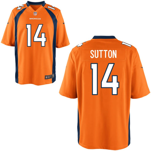 Courtland Sutton Denver Broncos Nike Youth Game Jersey - Orange