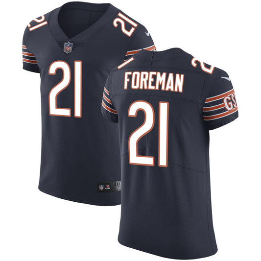 D'Onta Foreman Chicago Bears Nike Vapor Untouchable Elite Jersey - Navy