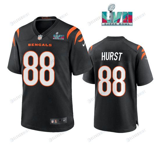 Hayden Hurst 88 Cincinnati Bengals Super Bowl LVII Men Game Jersey