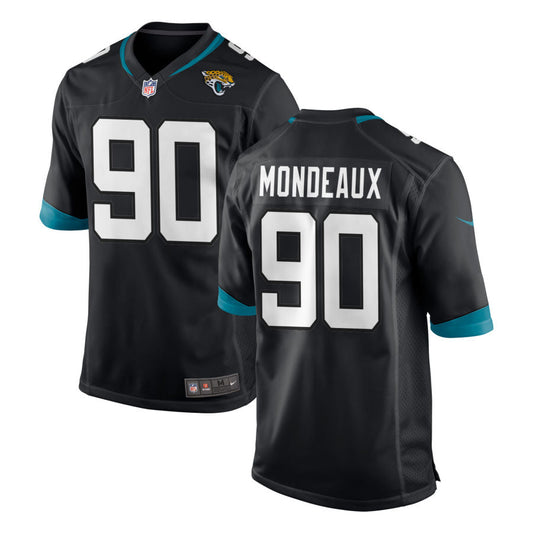 Henry Mondeaux Jacksonville Jaguars Nike Youth Team Color Game Jersey - Black