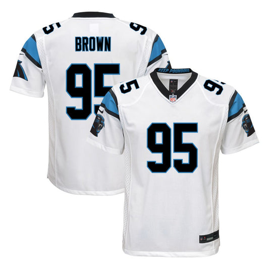 Derrick Brown  Carolina Panthers Nike Youth Game Jersey - White