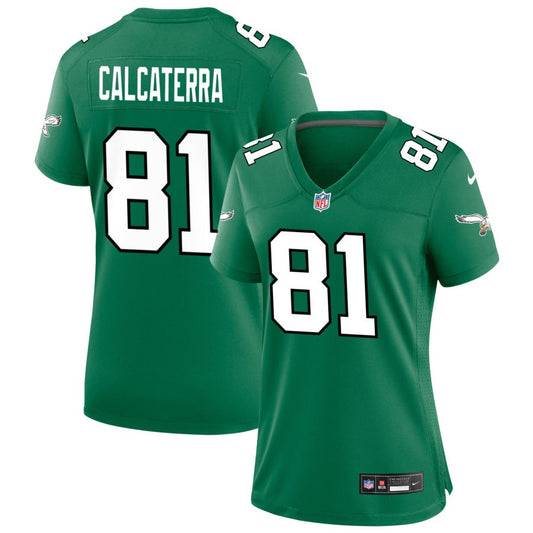 Grant Calcaterra Philadelphia Eagles Nike Women's Alternate Game Jersey - Kelly Green