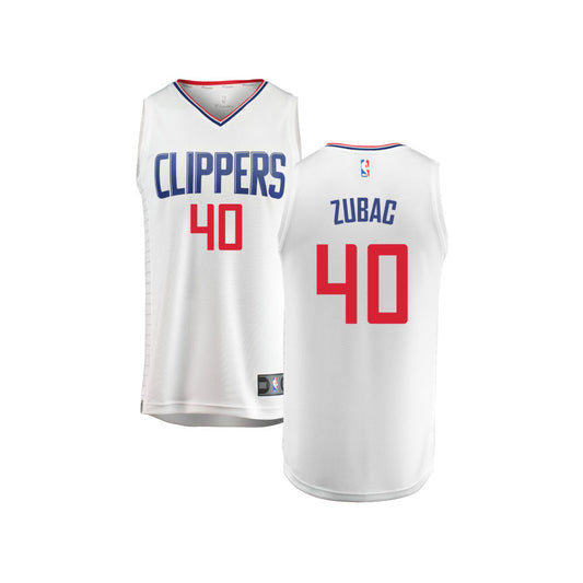 Ivica Zubac LA Clippers Fanatics Branded Youth Fast Break Replica Jersey White - Association Edition