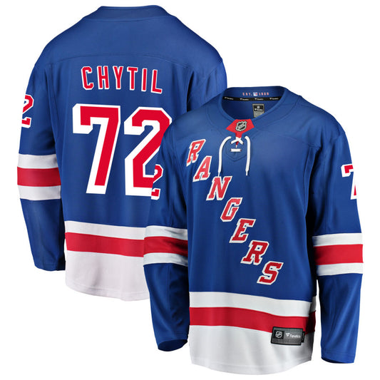 Filip Chytil New York Rangers Fanatics Branded Home Breakaway Jersey - Blue