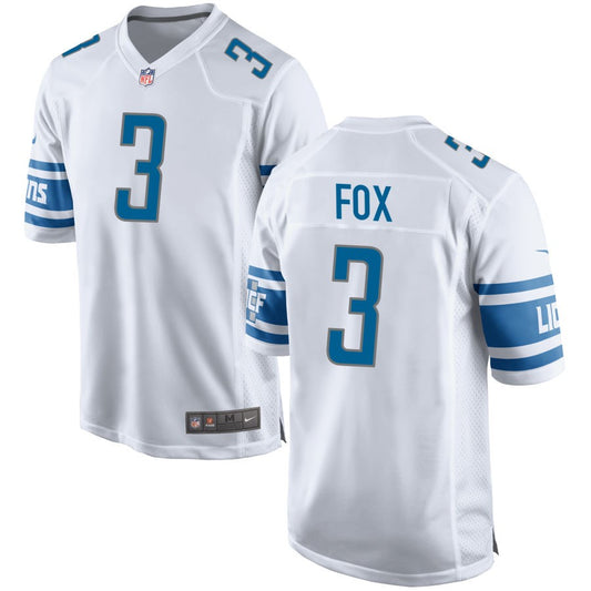 Jack Fox Detroit Lions Nike Game Jersey - White