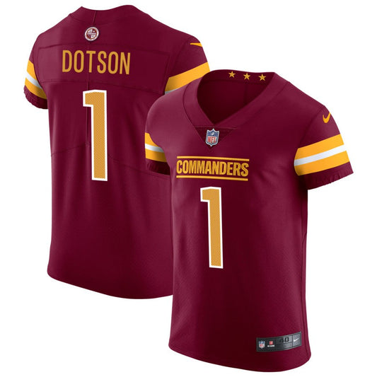 Jahan Dotson Washington Commanders Nike Vapor Untouchable Elite Jersey - Burgundy