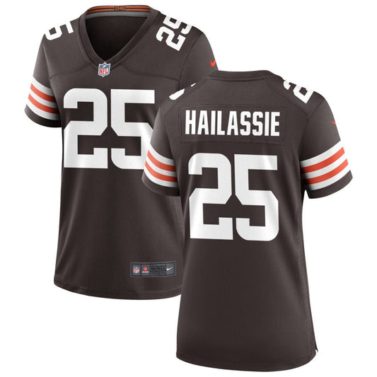 Kahlef Hailassie Nike Cleveland Browns Women's Game Jersey - Brown