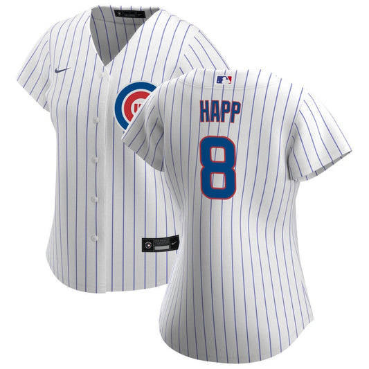 Ian Happ Chicago Cubs Nike Women's Home Replica Jersey - White
