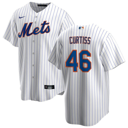 John Curtiss New York Mets Nike Youth Home Replica Jersey - White