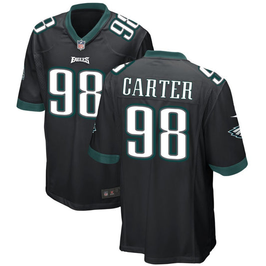 Jalen Carter Philadelphia Eagles Nike Alternate Game Jersey - Black