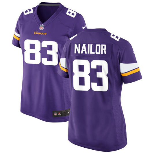 Jalen Nailor Minnesota Vikings Nike Women's Game Jersey - Purple
