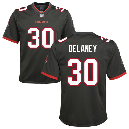 Dee Delaney Tampa Bay Buccaneers Nike Youth Alternate Game Jersey - Pewter