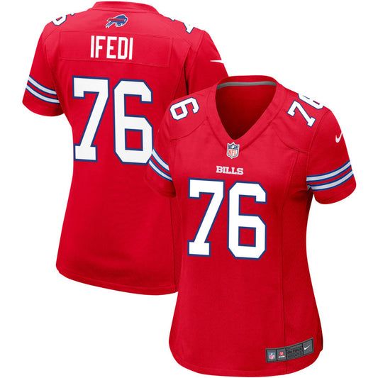 Germain Ifedi Buffalo Bills Nike Women's Alternate Game Jersey - Red