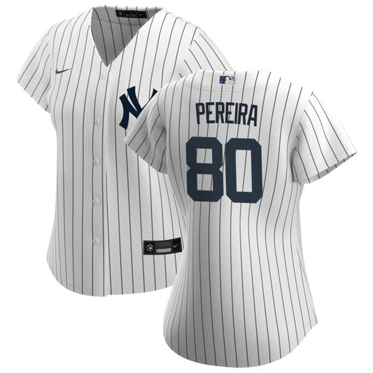 Everson Pereira New York Yankees Nike Women's Home Replica Jersey - White