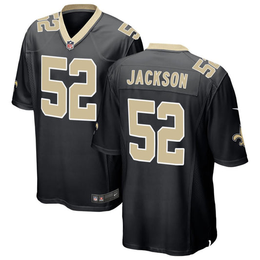 D'Marco Jackson New Orleans Saints Nike Game Jersey - Black