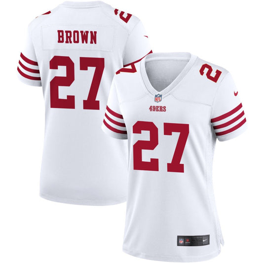 Ji'Ayir Brown San Francisco 49ers Nike Women's Game Jersey - White