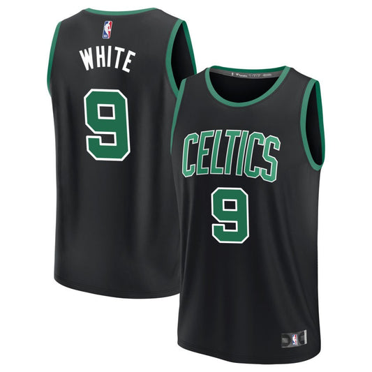 Derrick White Boston Celtics Fanatics Branded Youth Fast Break Replica Jersey - Statement Edition - Black
