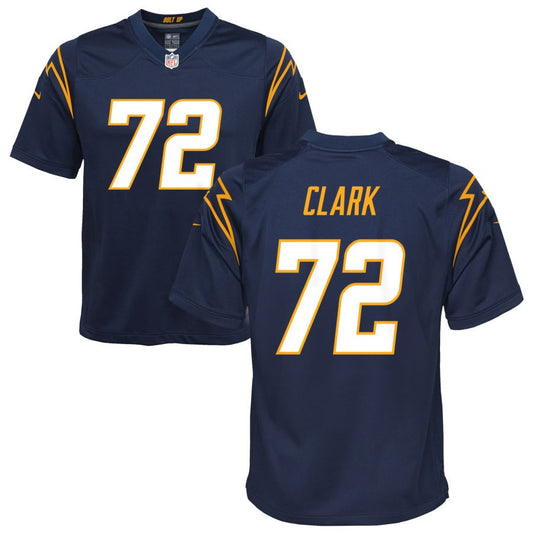 Jerrod Clark Los Angeles Chargers Nike Youth Alternate Game Jersey - Navy