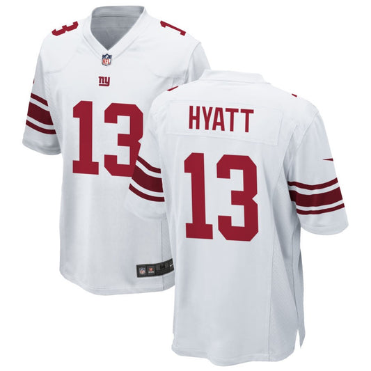 Jalin Hyatt New York Giants Nike Game Jersey - White