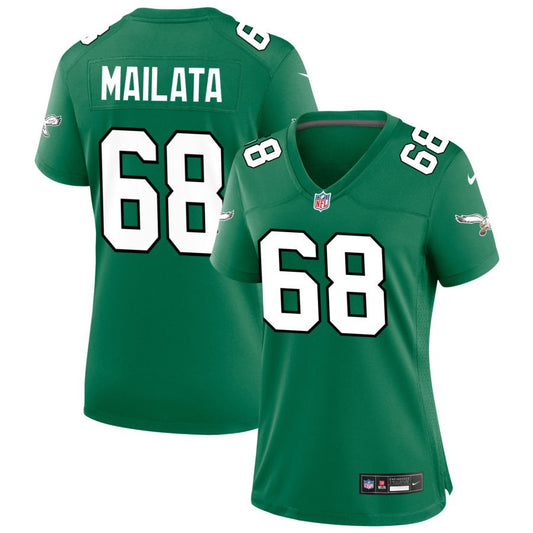 Jordan Mailata Philadelphia Eagles Nike Women's Alternate Game Jersey - Kelly Green