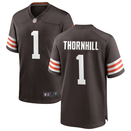 Juan Thornhill Nike Cleveland Browns Game Jersey - Brown