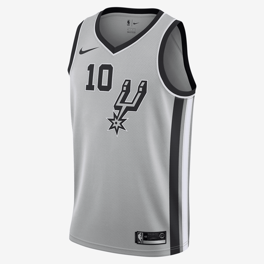 DeMar DeRozan Spurs Statement Edition Nike NBA Swingman Jersey - Flat Silver/Black/White