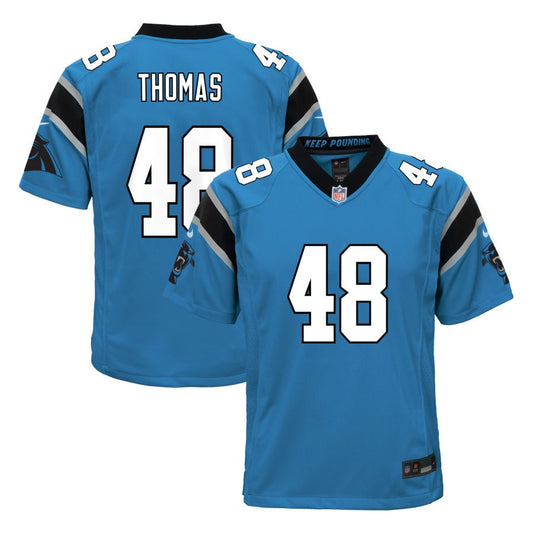 Jordan Thomas  Carolina Panthers Nike Youth Alternate Game Jersey - Blue