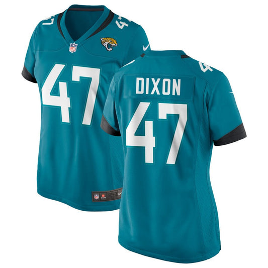 De'Shaan Dixon Jacksonville Jaguars Nike Women's Alternate Jersey - Teal