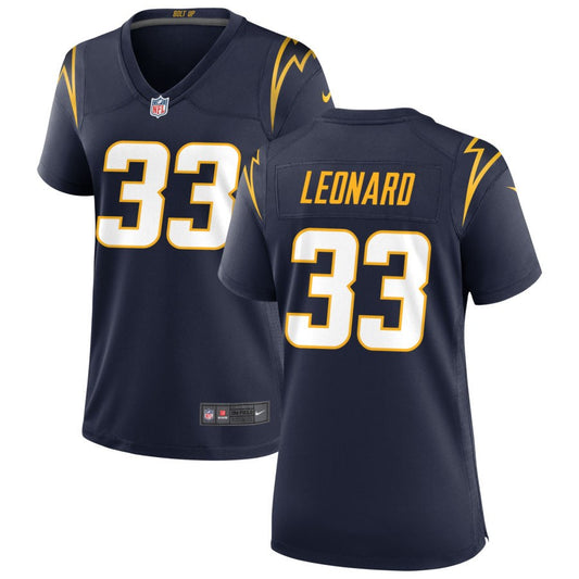 Deane Leonard Los Angeles Chargers Nike Women's Alternate Game Jersey - Navy