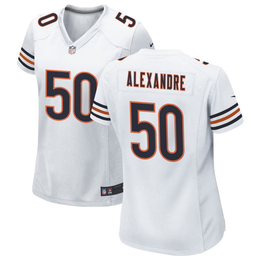 Deslin Alexandre Chicago Bears Nike Women's Game Jersey - White