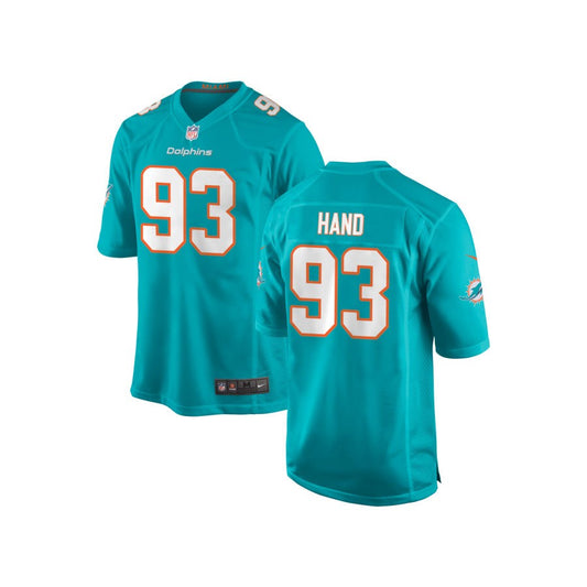 Da'Shawn Hand Miami Dolphins Nike Youth Game Jersey - Aqua