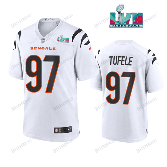 Jay Tufele 97 Cincinnati Bengals Super Bowl LVII Men Game Jersey