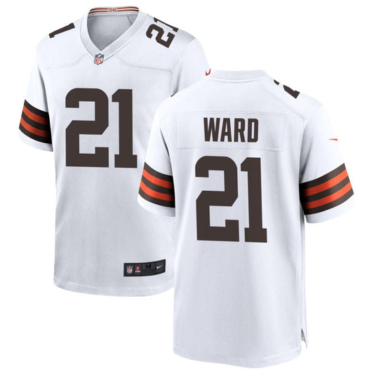 Denzel Ward Cleveland Browns Nike Game Jersey - White