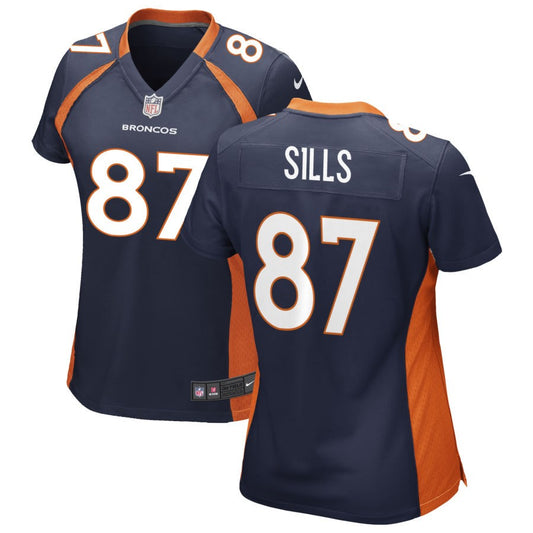 David Sills Denver Broncos Nike Women's Alternate Game Jersey - Navy