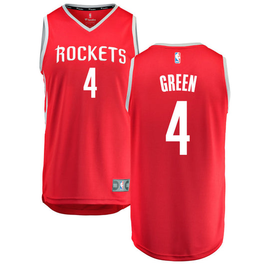 Jalen Green Houston Rockets Fanatics Branded Fast Break Replica Jersey Red - Icon Edition