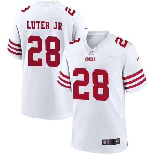 Darrell Luter Jr San Francisco 49ers Nike Game Player Jersey - White