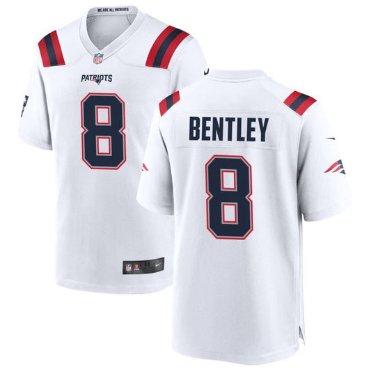Ja'Whaun Bentley New England Patriots Nike Game Jersey - White