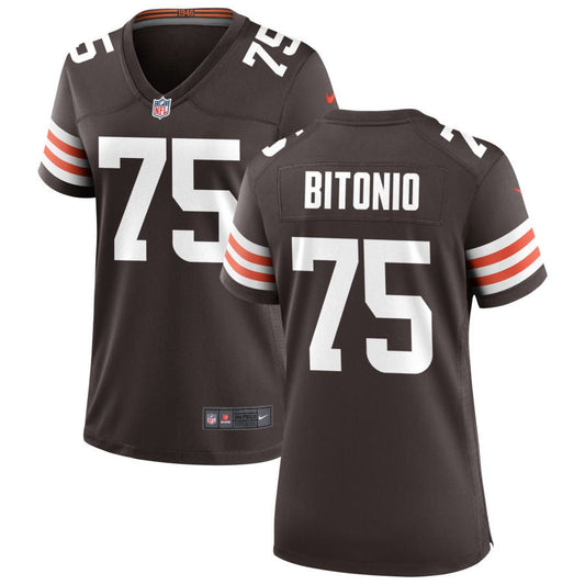 Joel Bitonio Nike Cleveland Browns Women's Game Jersey - Brown