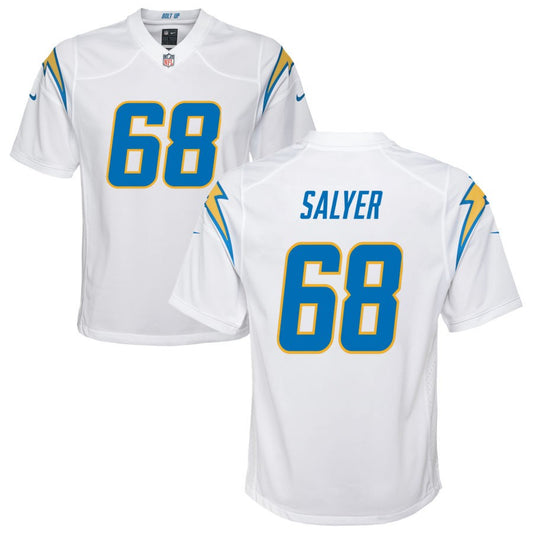 Jamaree Salyer Los Angeles Chargers Nike Youth Game Jersey - White
