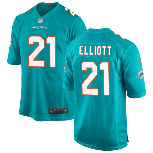 DeShon Elliott Miami Dolphins Nike Game Jersey - Aqua