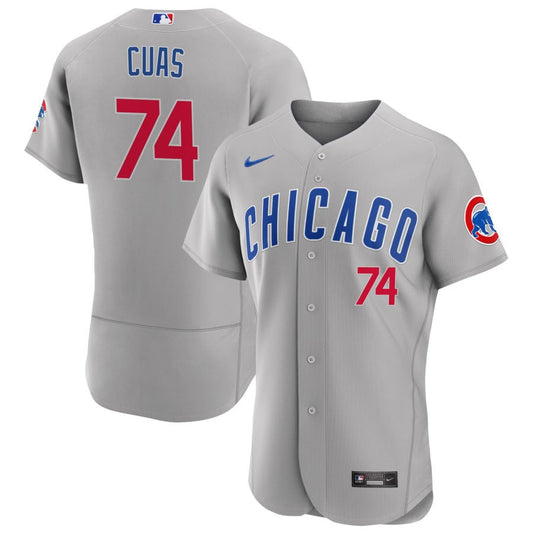 Jose Cuas Chicago Cubs Nike Road Authentic Jersey - Gray