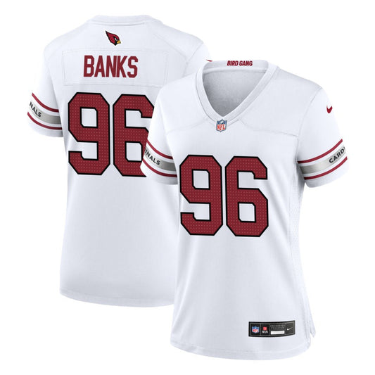 Eric Banks Arizona Cardinals Nike Women's Game Jersey - White