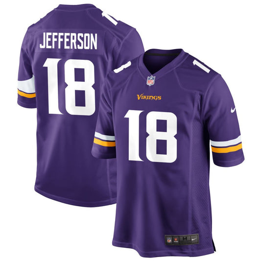 Justin Jefferson Minnesota Vikings Nike Game Jersey - Purple