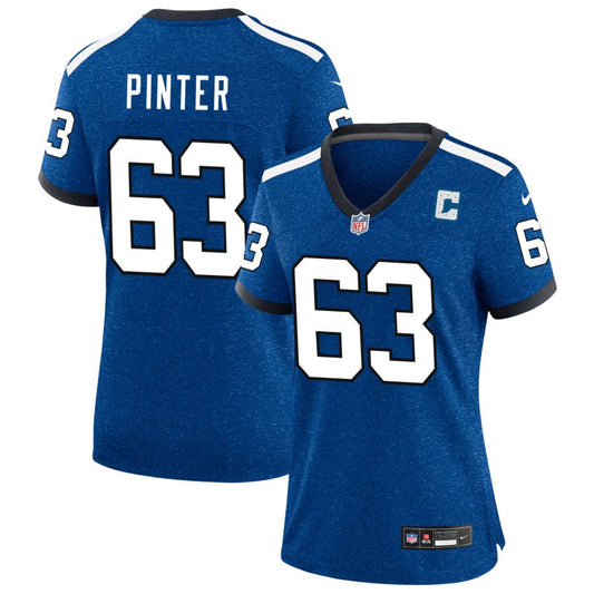 Danny Pinter Indianapolis Colts Nike Women's Indiana Nights Alternate Game Jersey - Royal