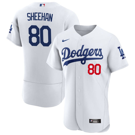 Emmet Sheehan Los Angeles Dodgers Nike Home Authentic Patch Jersey - White