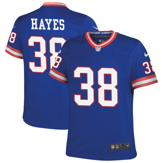 Kaleb Hayes New York Giants Nike Youth Classic Game Jersey - Royal