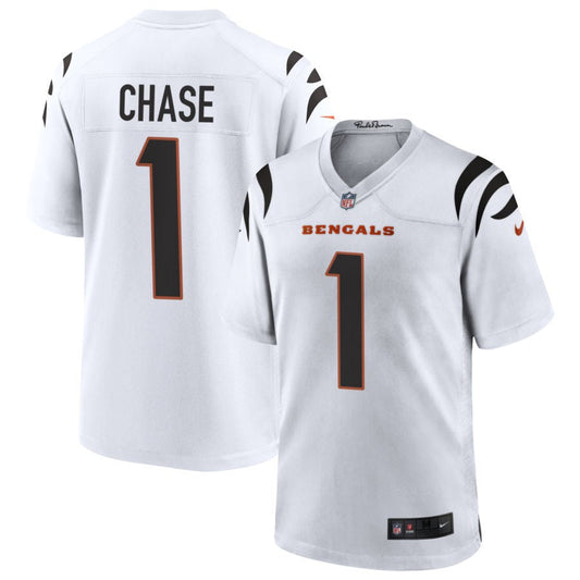 Ja'Marr Chase Cincinnati Bengals Nike Game Jersey - White